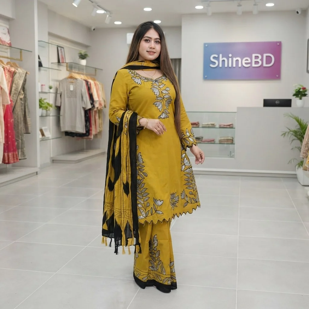 Embroidery Sequence Three Piece