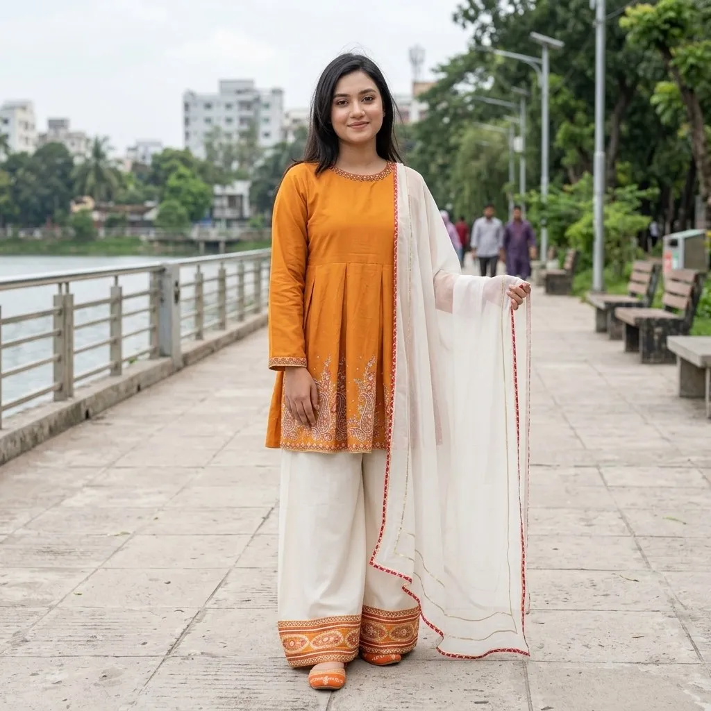 Diamond Georgette Three Piece