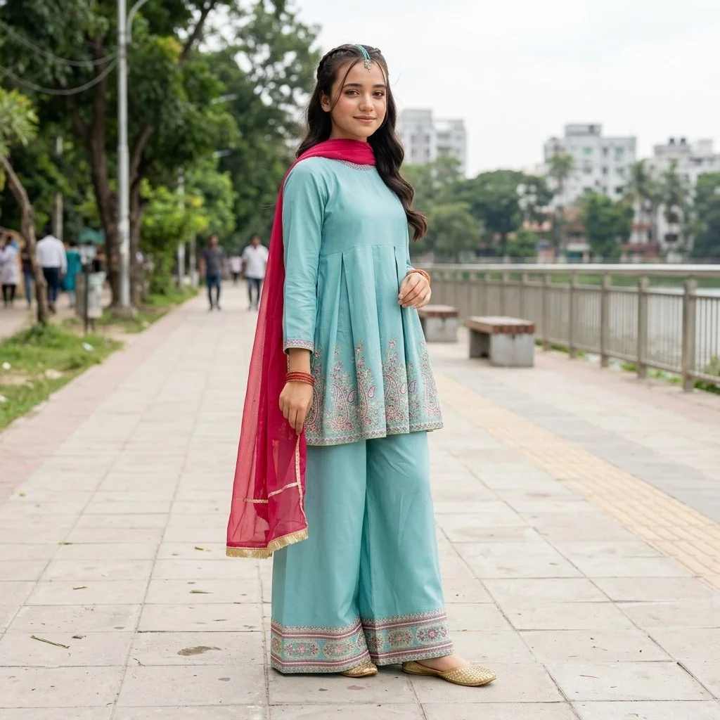 Diamond Georgette Three Piece