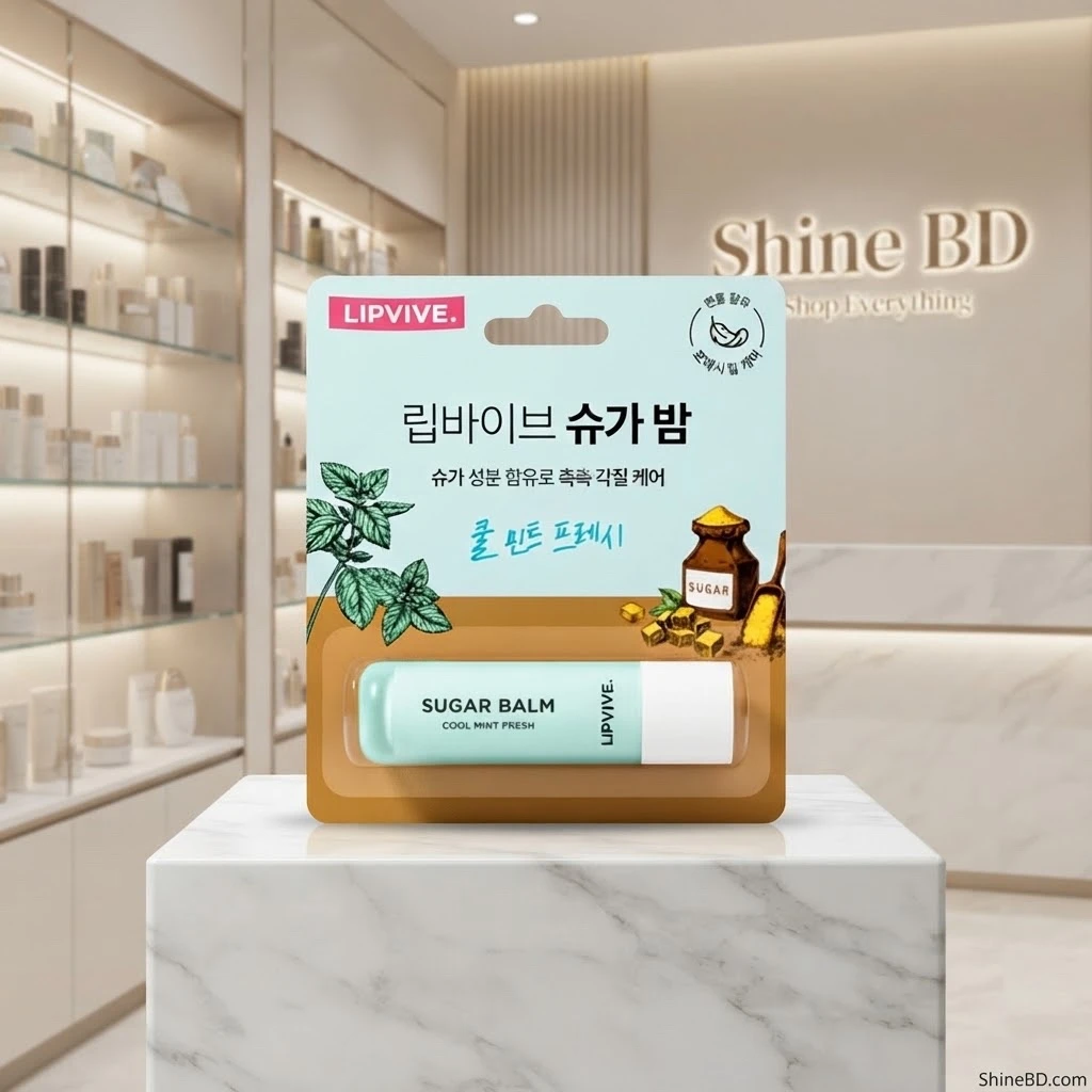 Lipvive Sugar Balm - Cool Mint Fresh 4.8g