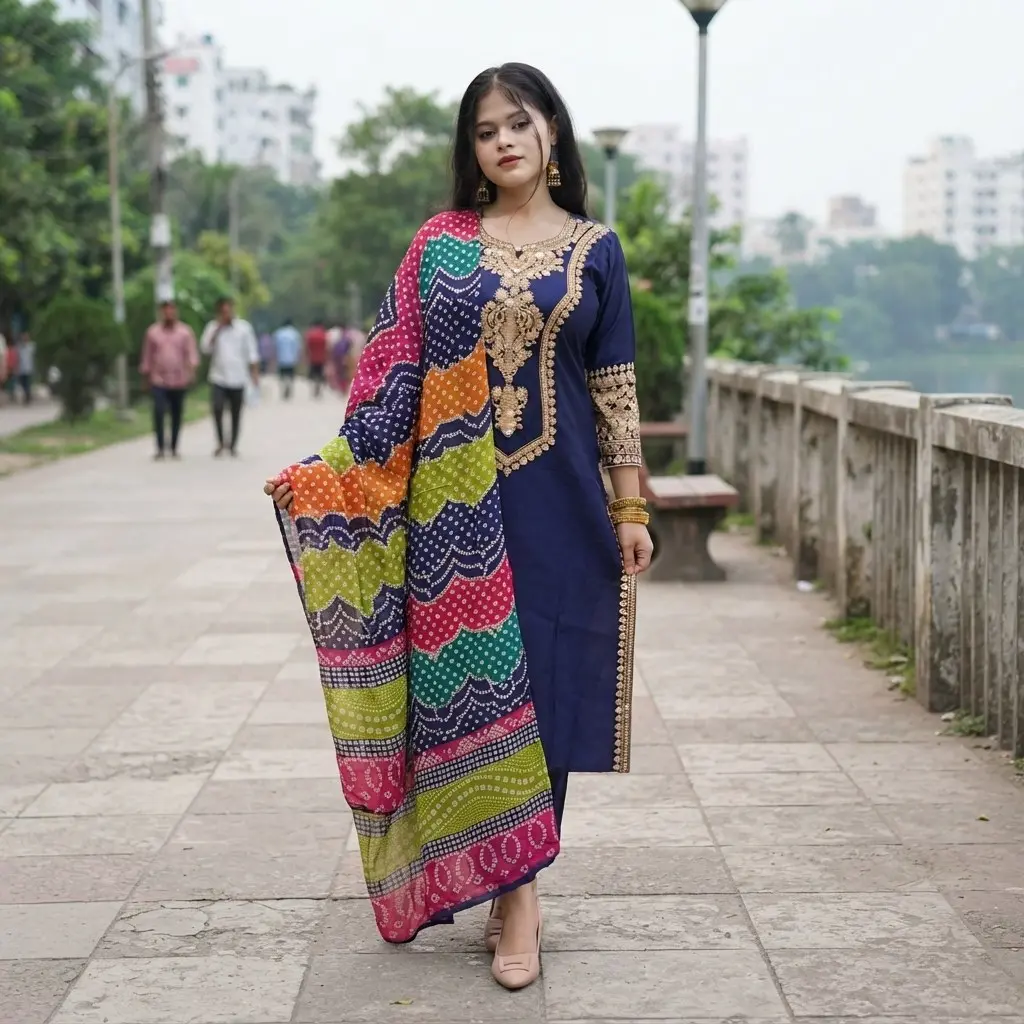Linen Sequence Three Piece