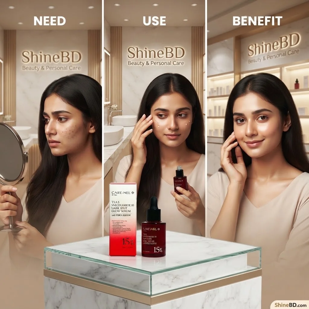 Care:nel Txa 5 Niacinamide 10 Dark Spot Glow Serum 30 ml