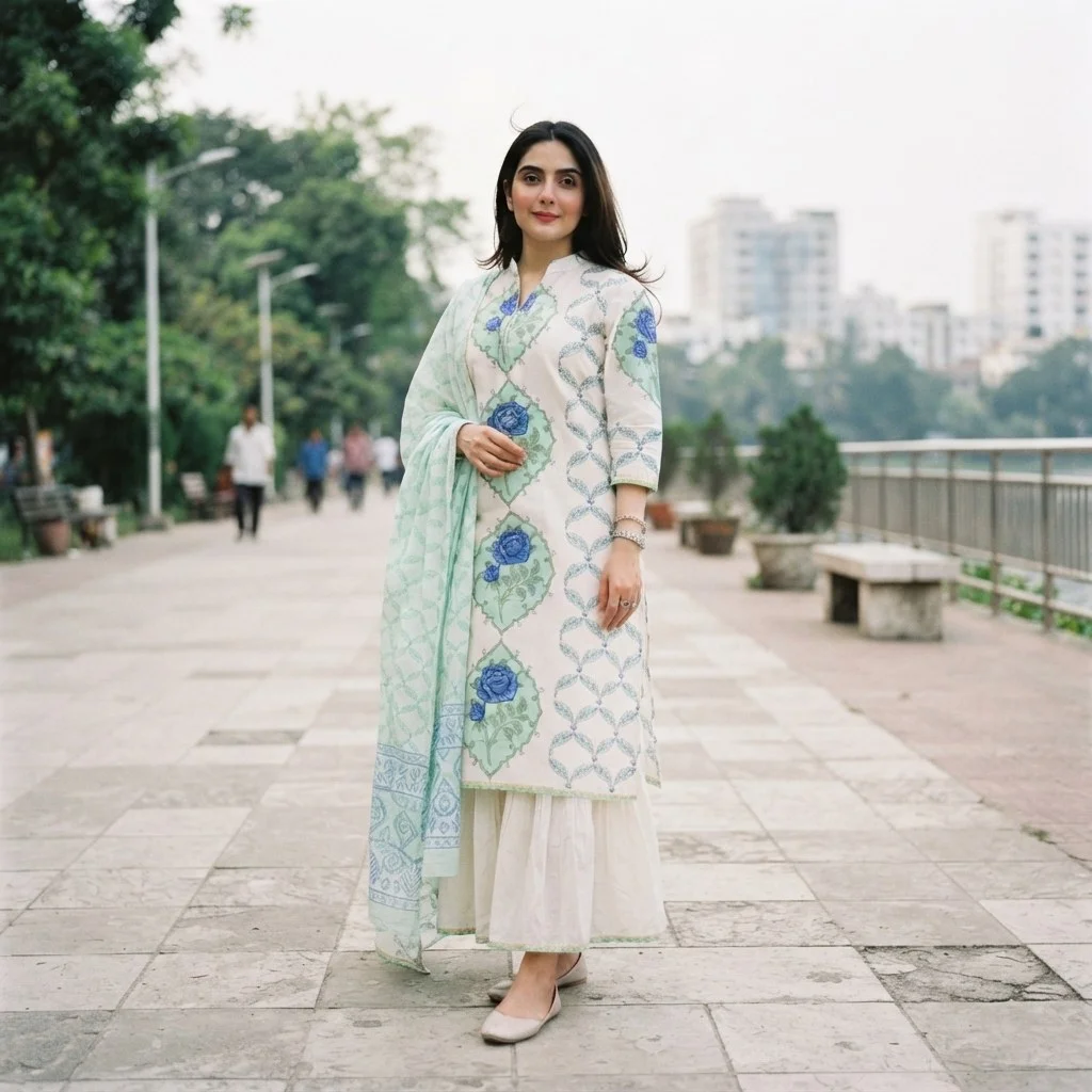 Cotton Three Piece