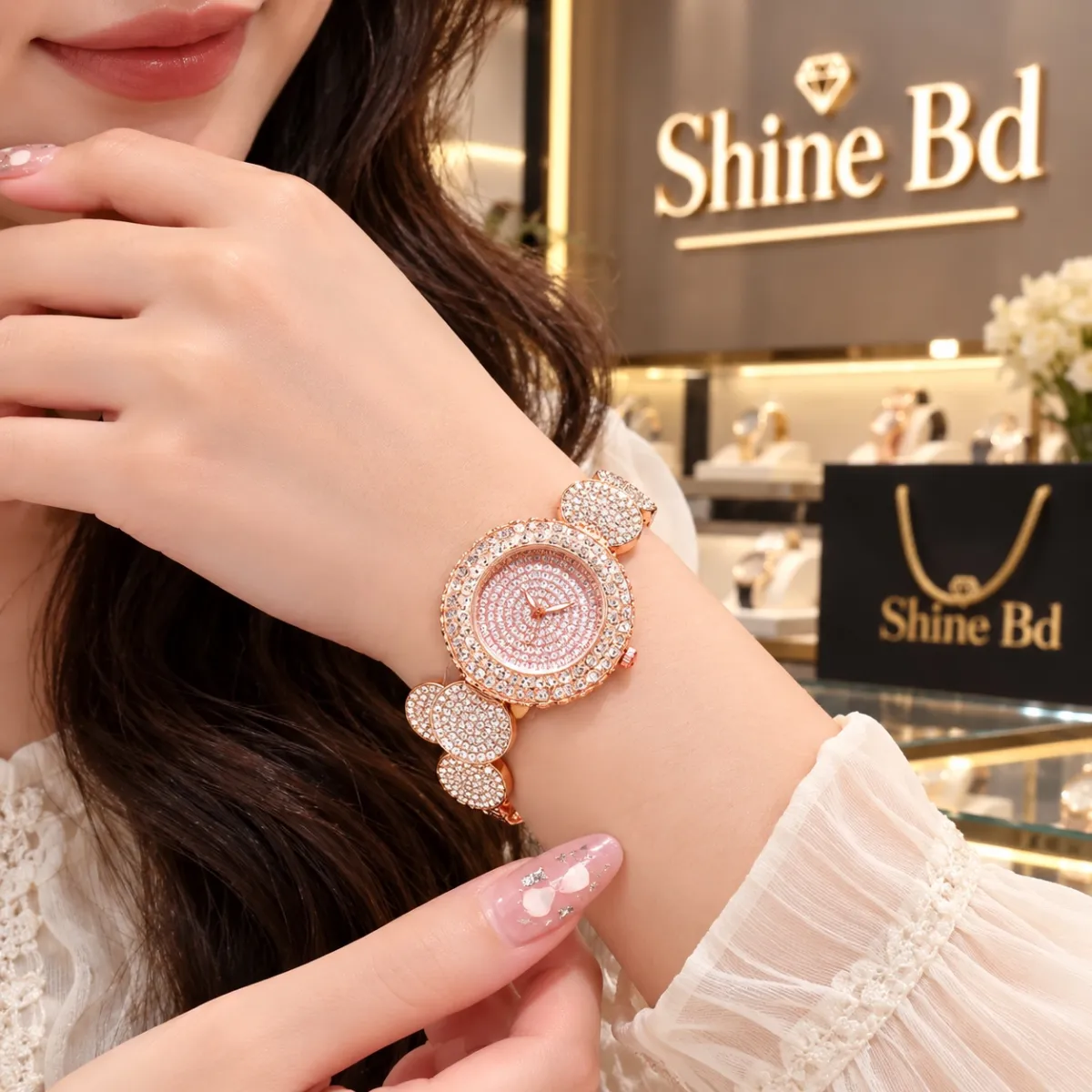 Luxury Crystal Ladies Watch