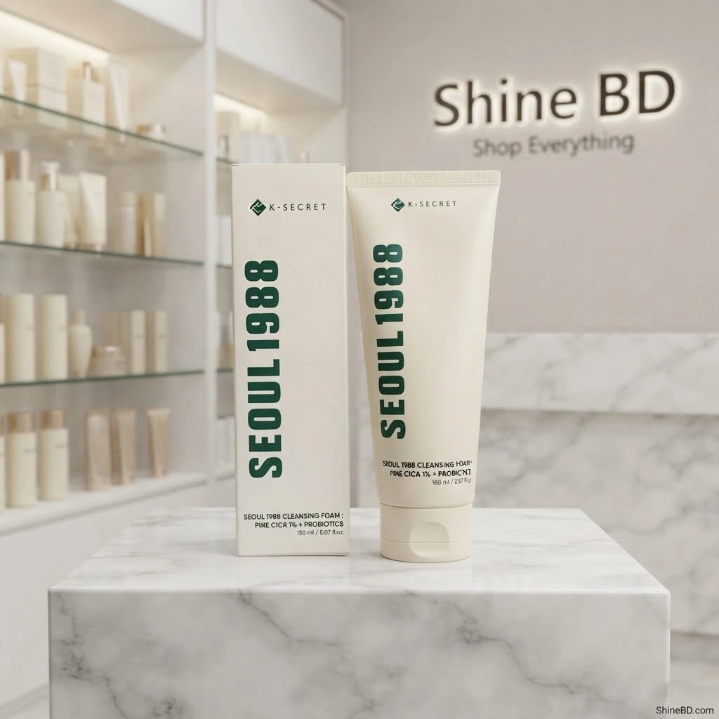 K-Secret Seoul 1988 Cleansing Foam : Pine Cica 1% + Probiotics 150 ml