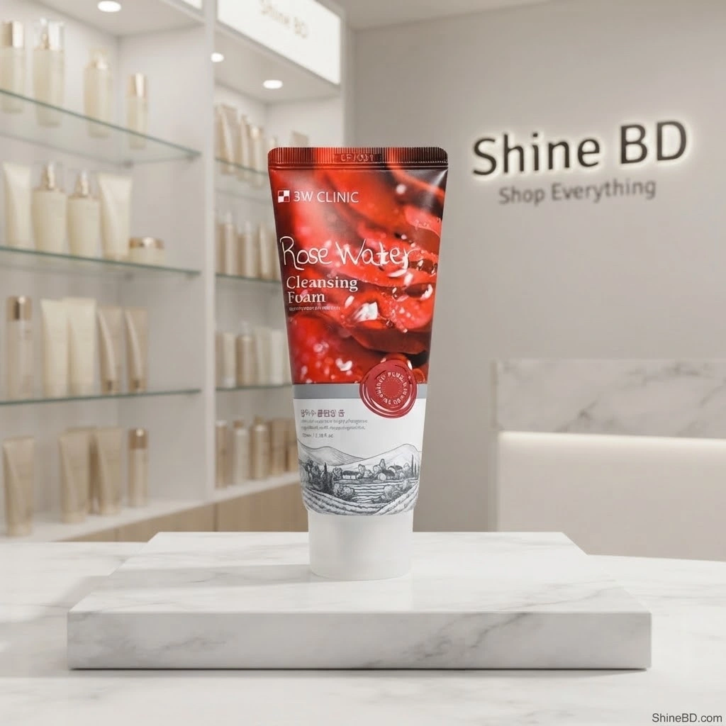 3w Clinic Rose Water Cleansing Foam 100ml