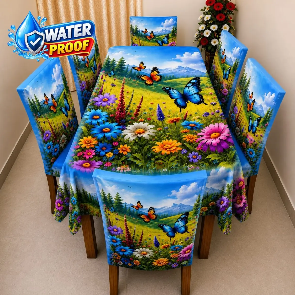 Water Proof Dining Cover Set