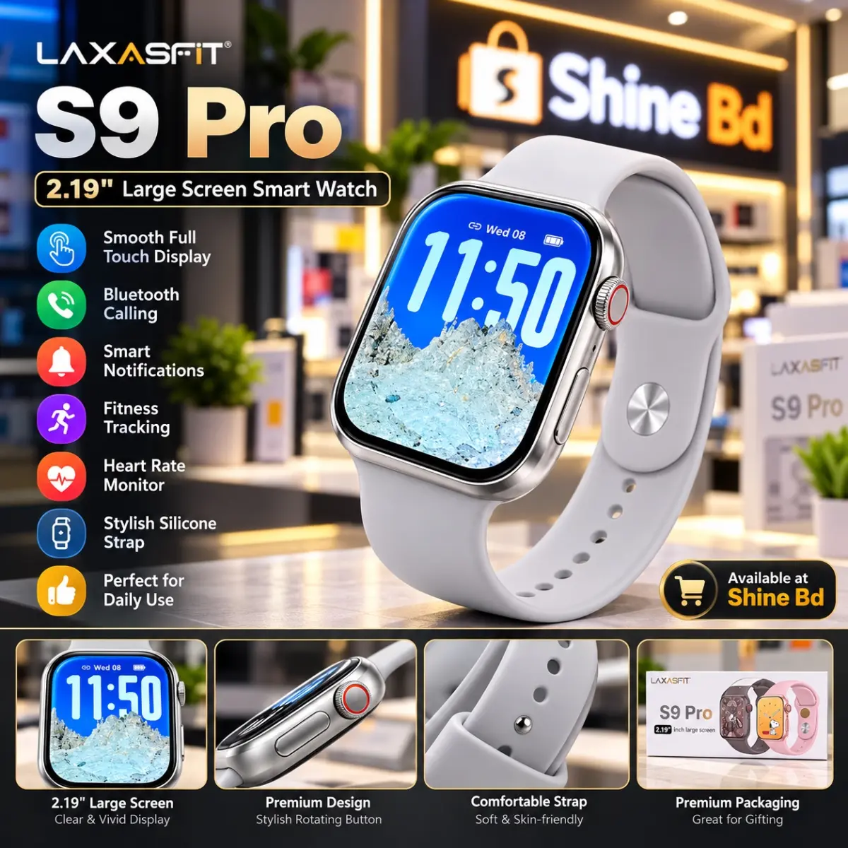 Laxasfit S9 Pro Smart Watch