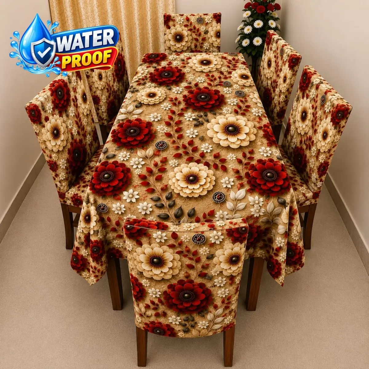 Water Proof Dining Cover Set