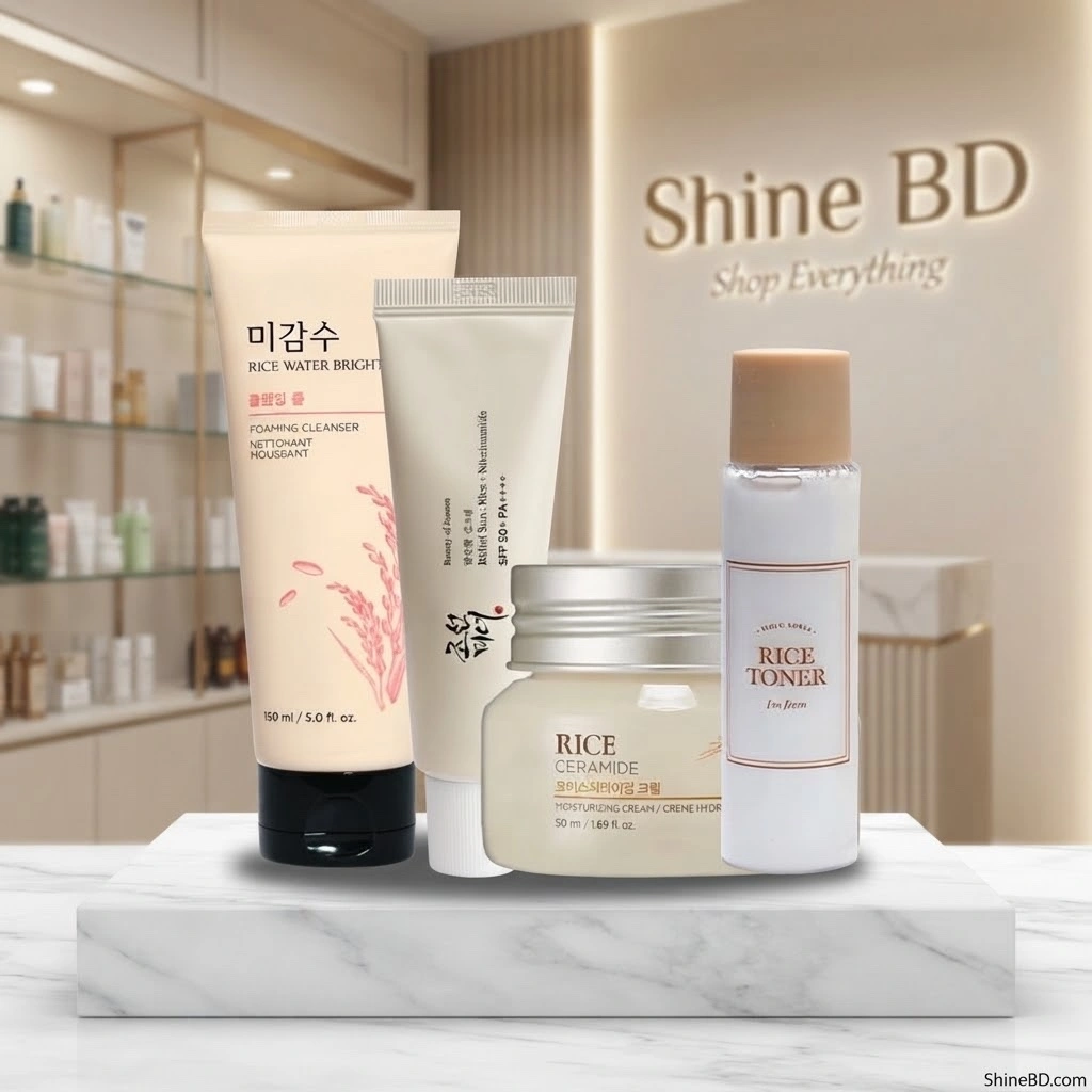 Glass Skin Brightening Rice Combo