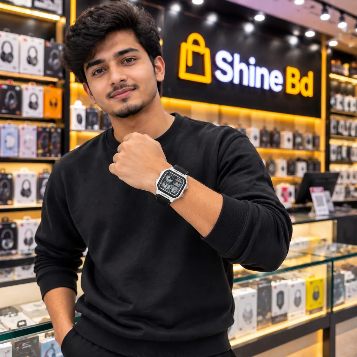 CASIO ILLUMINATOR LEATHER STRAP PREMIUM WATCH