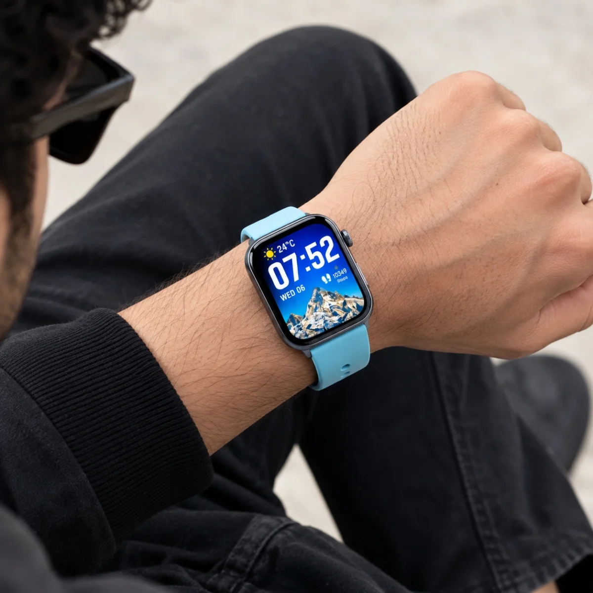S10 Max Laxasfit Smart Watch 2.29 Inch AMOLED Display NFC Bluetooth Call Wireless Charging
