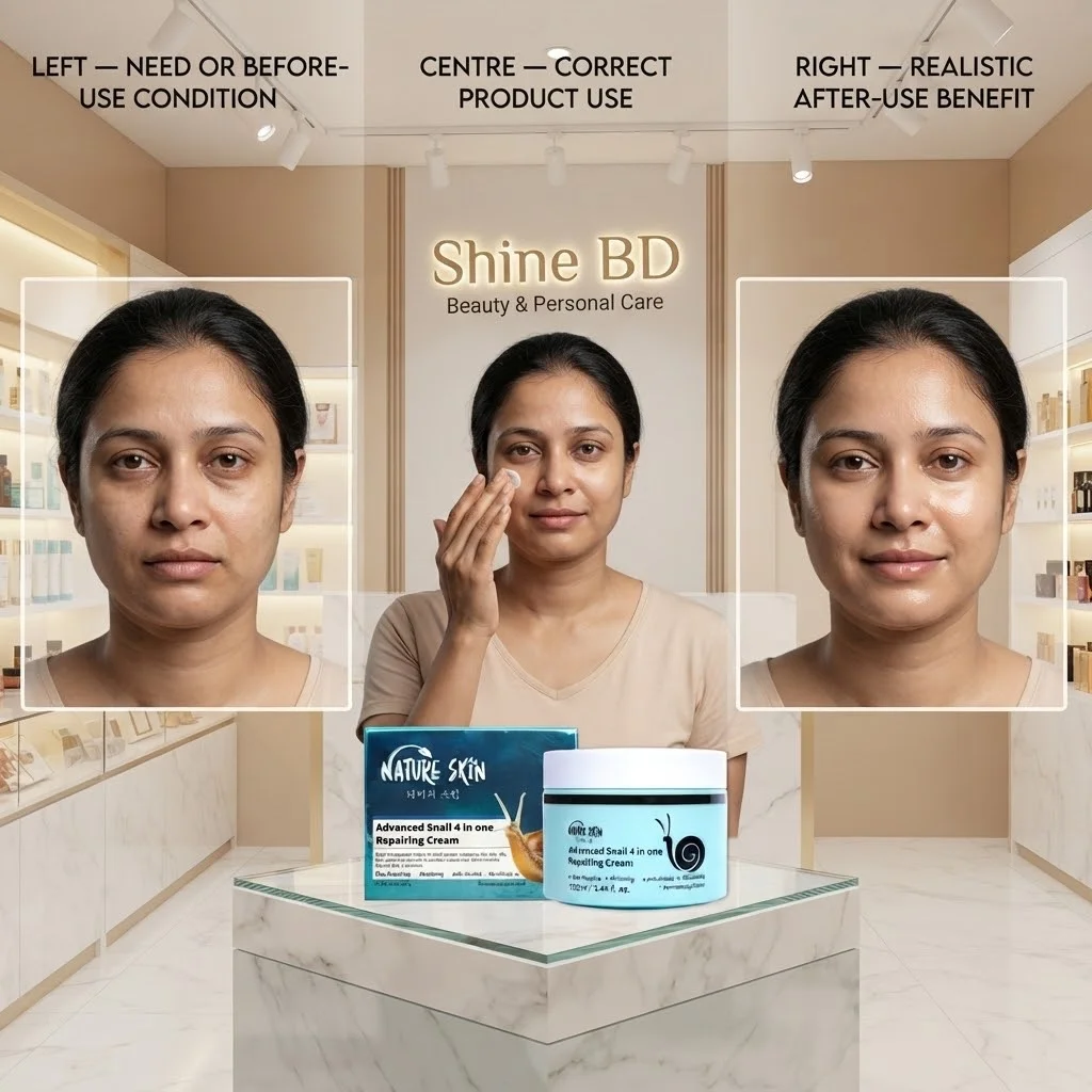 Nature Skin Advanced Snail 4 in One Repairing Cream 102ml