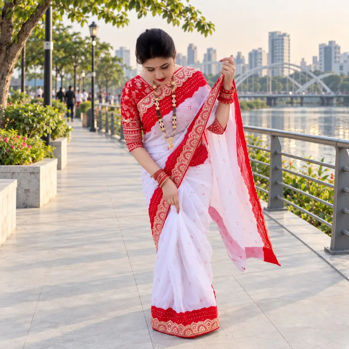 Makhon Jorget Sequence Work Saree