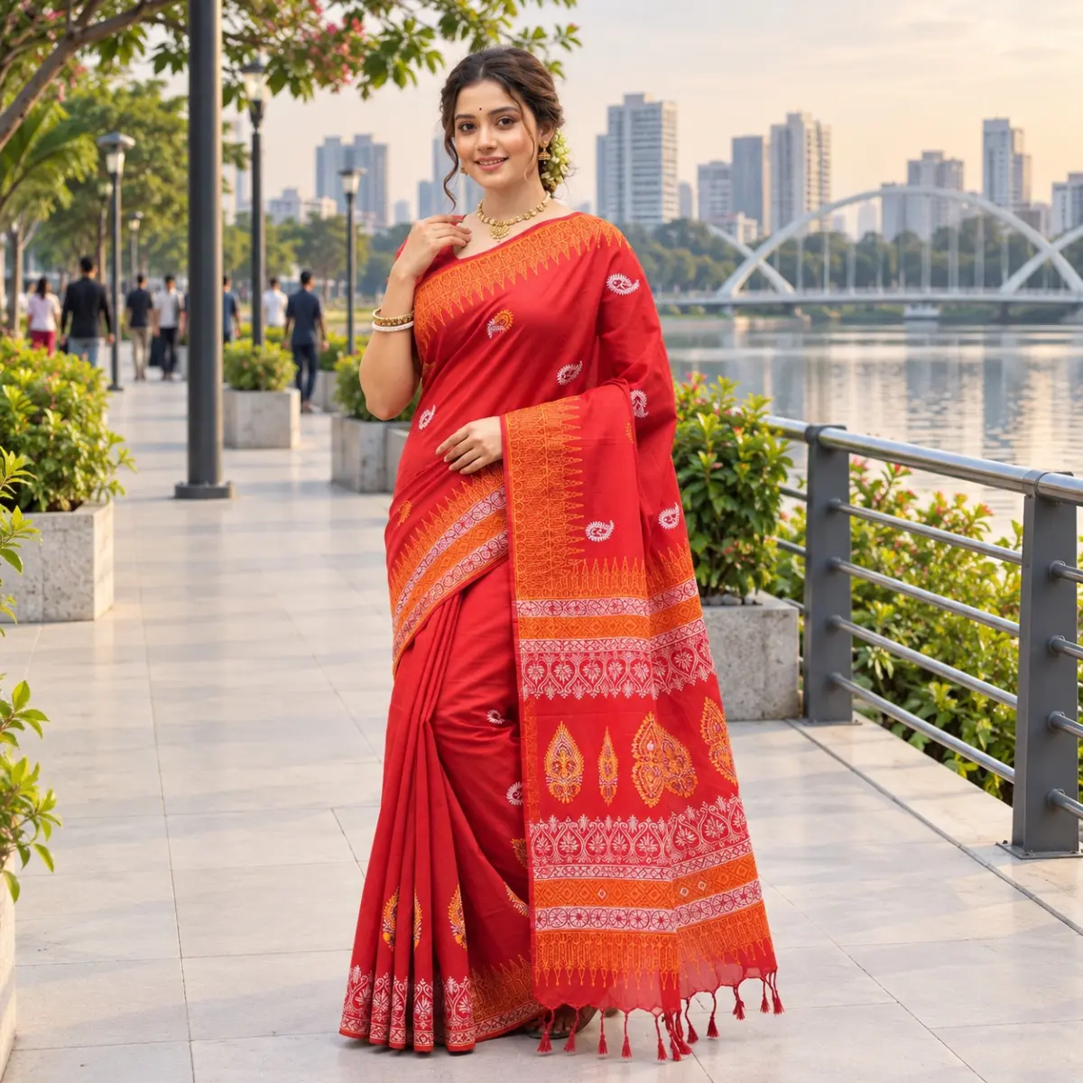 Khadi Suti Sharee with Blouse Piece