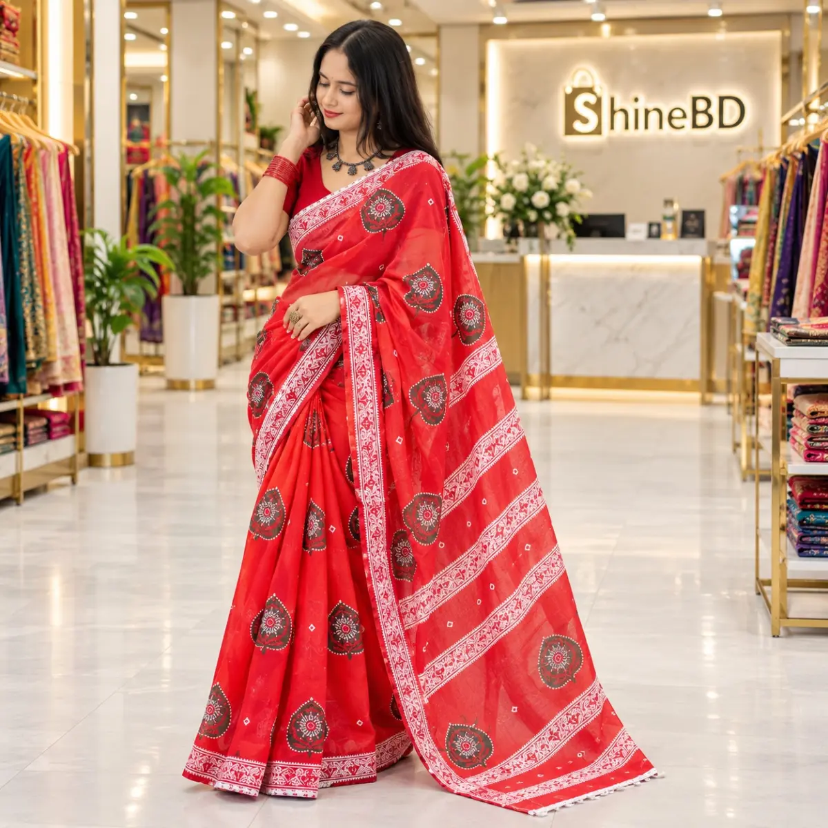 Hybrid Silk Sharee with Blouse Piece