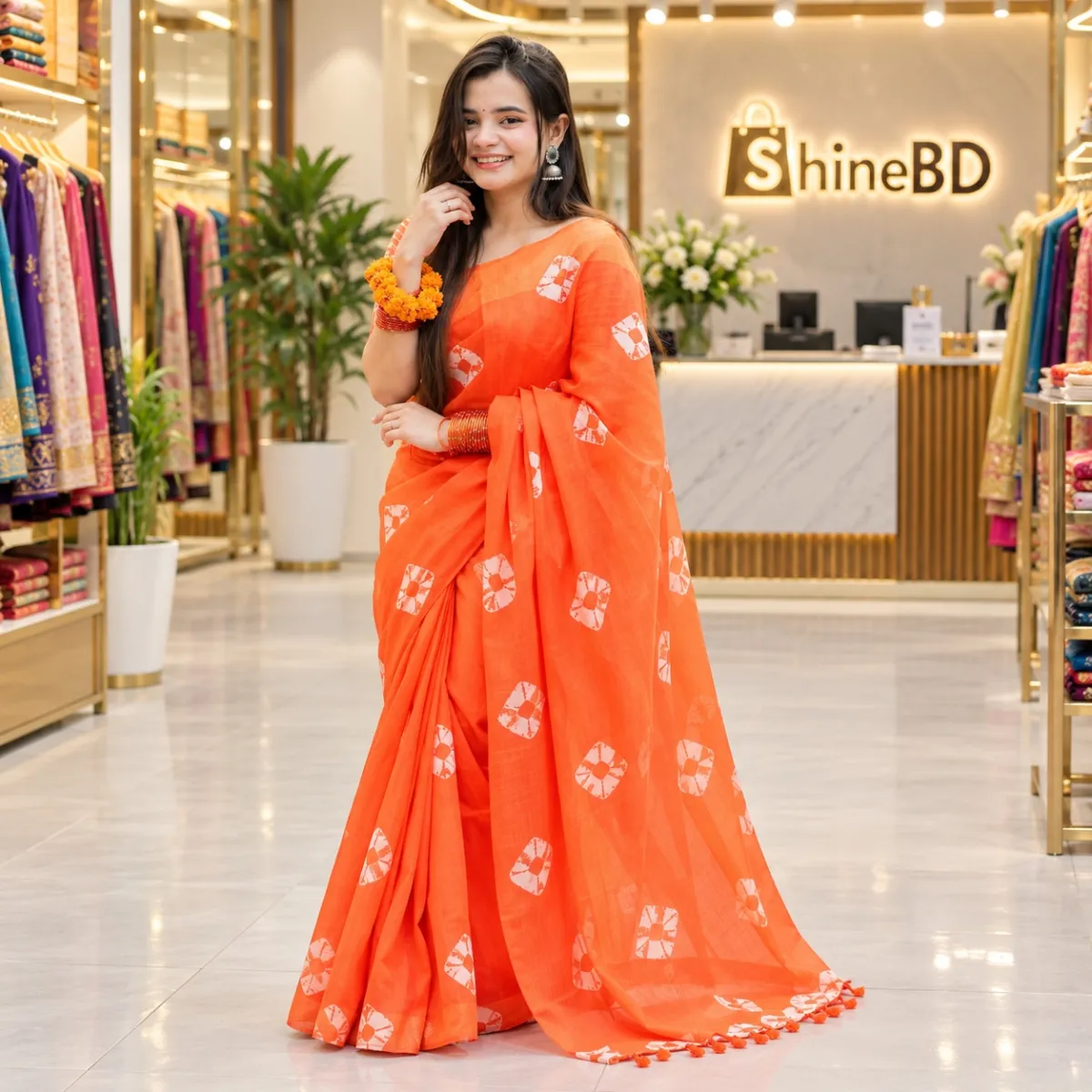 Chanderi Silk Saree With blause piece