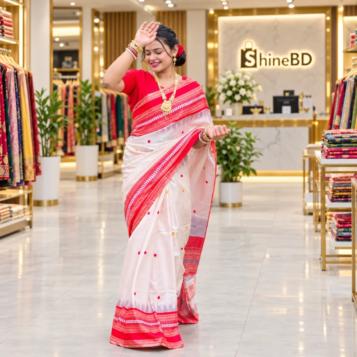 Indian Inspired Assam Silk Saree