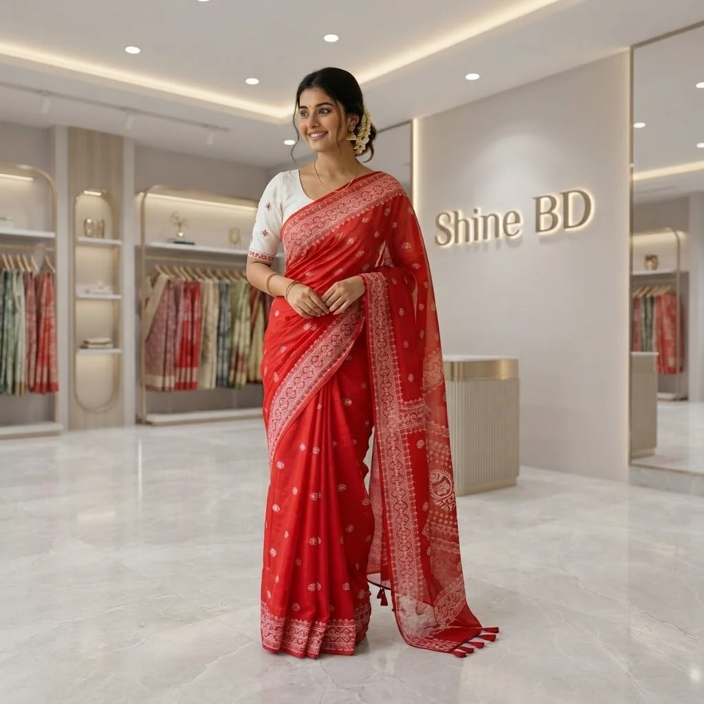 Chanderi silk sharee