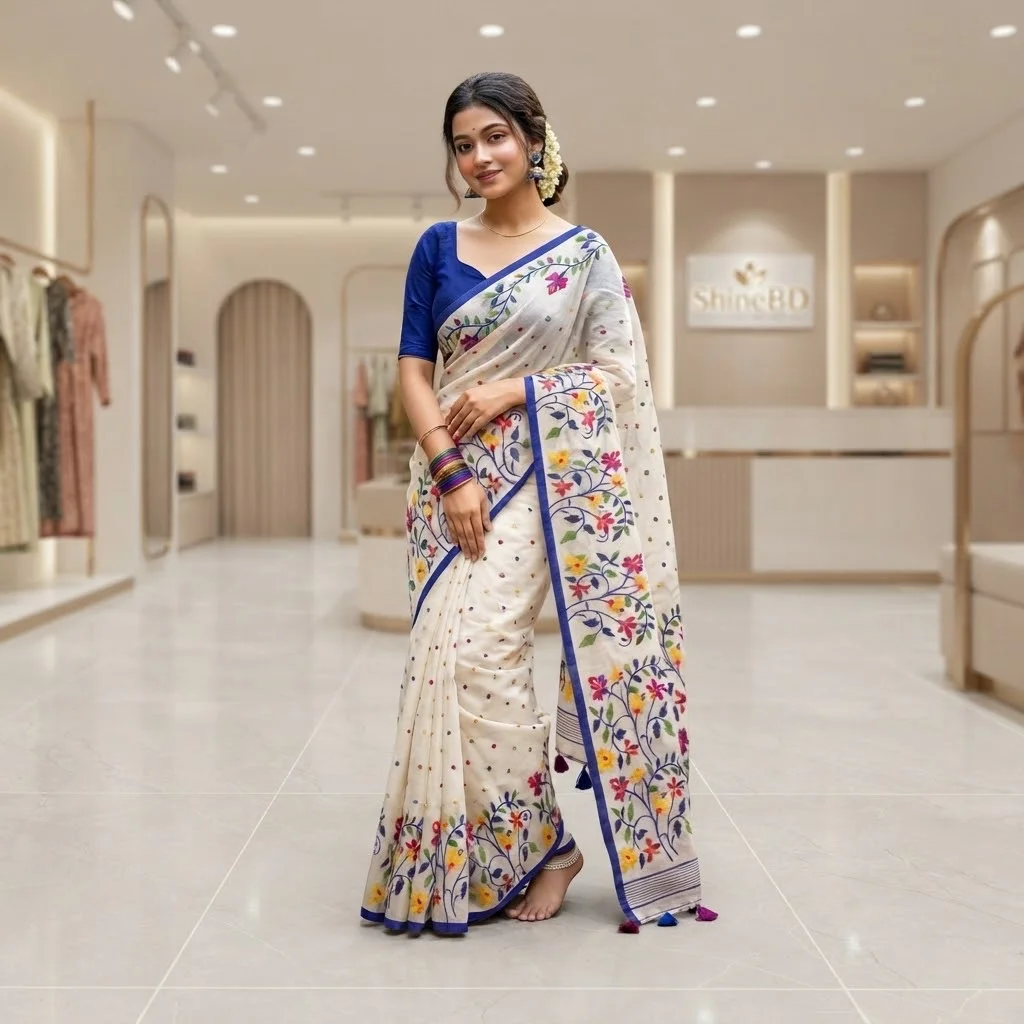 Chanderi silk sharee