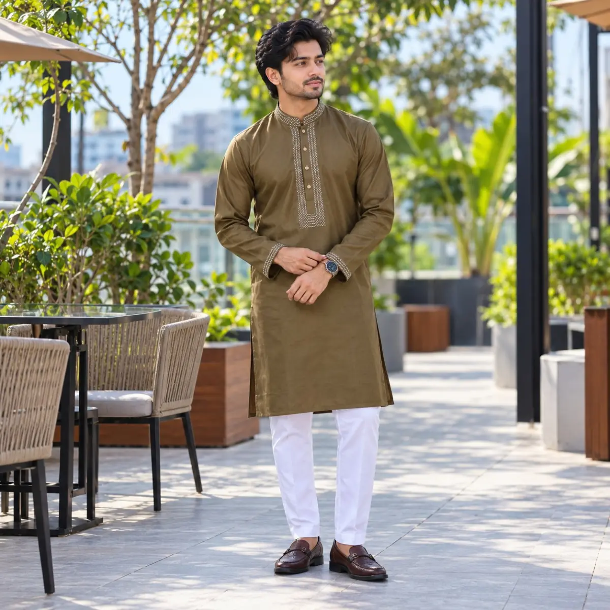 Luxury Italian Panjabi with Box