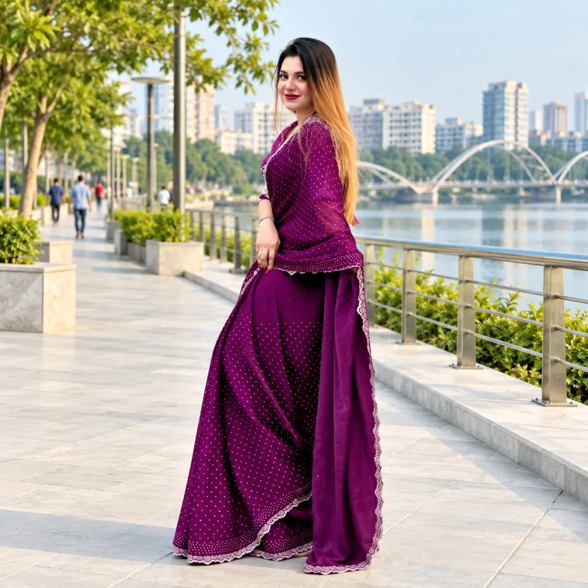 Deep Magenta Purple