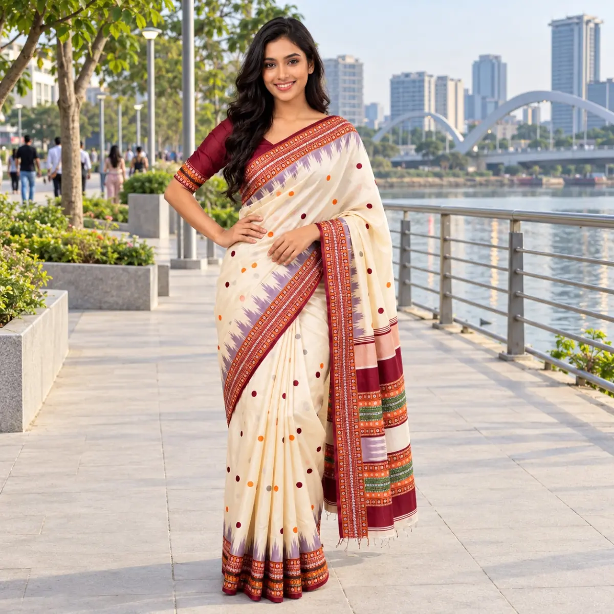 Indian Inspired Assam Silk Saree