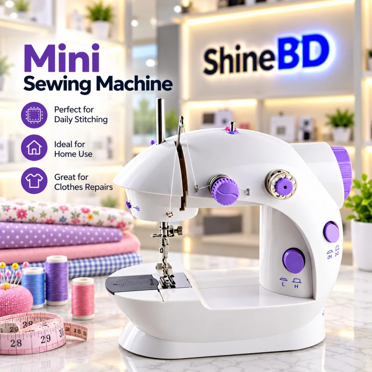 4 in 1 Electric Sewing Machine