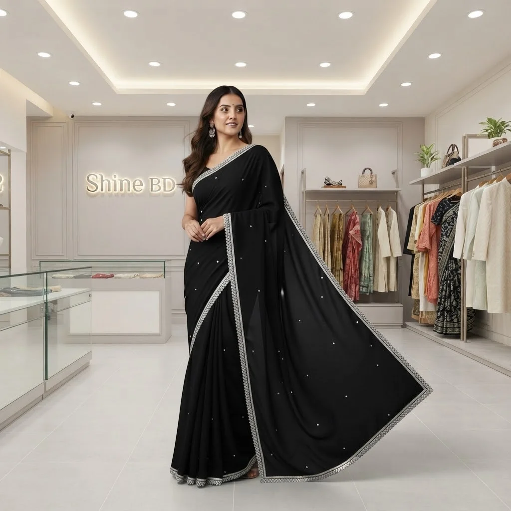 Georgette Sharee with Blouse Piece