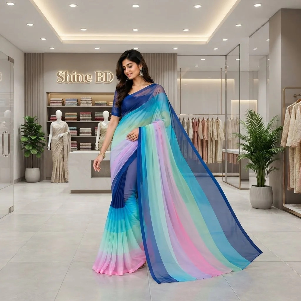 Rongdhonu Georgette saree