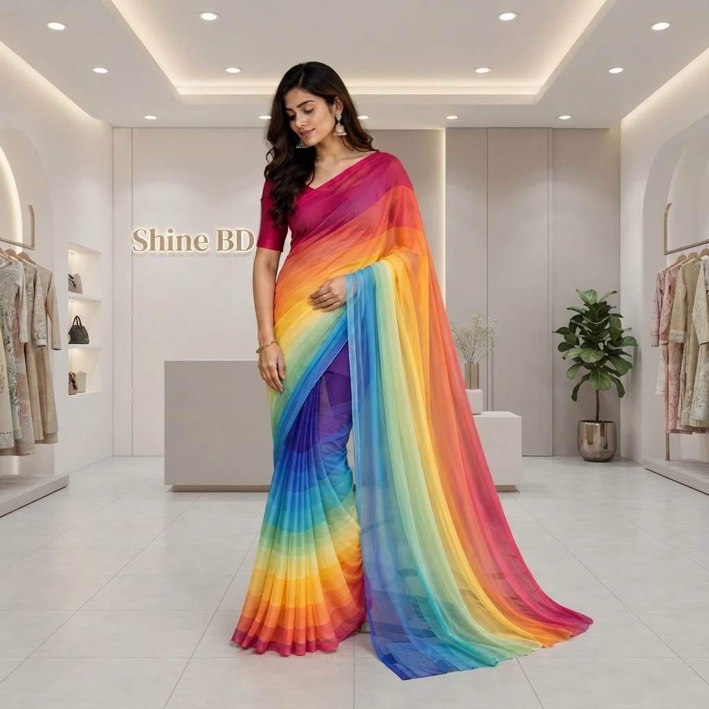Rongdhonu Georgette saree