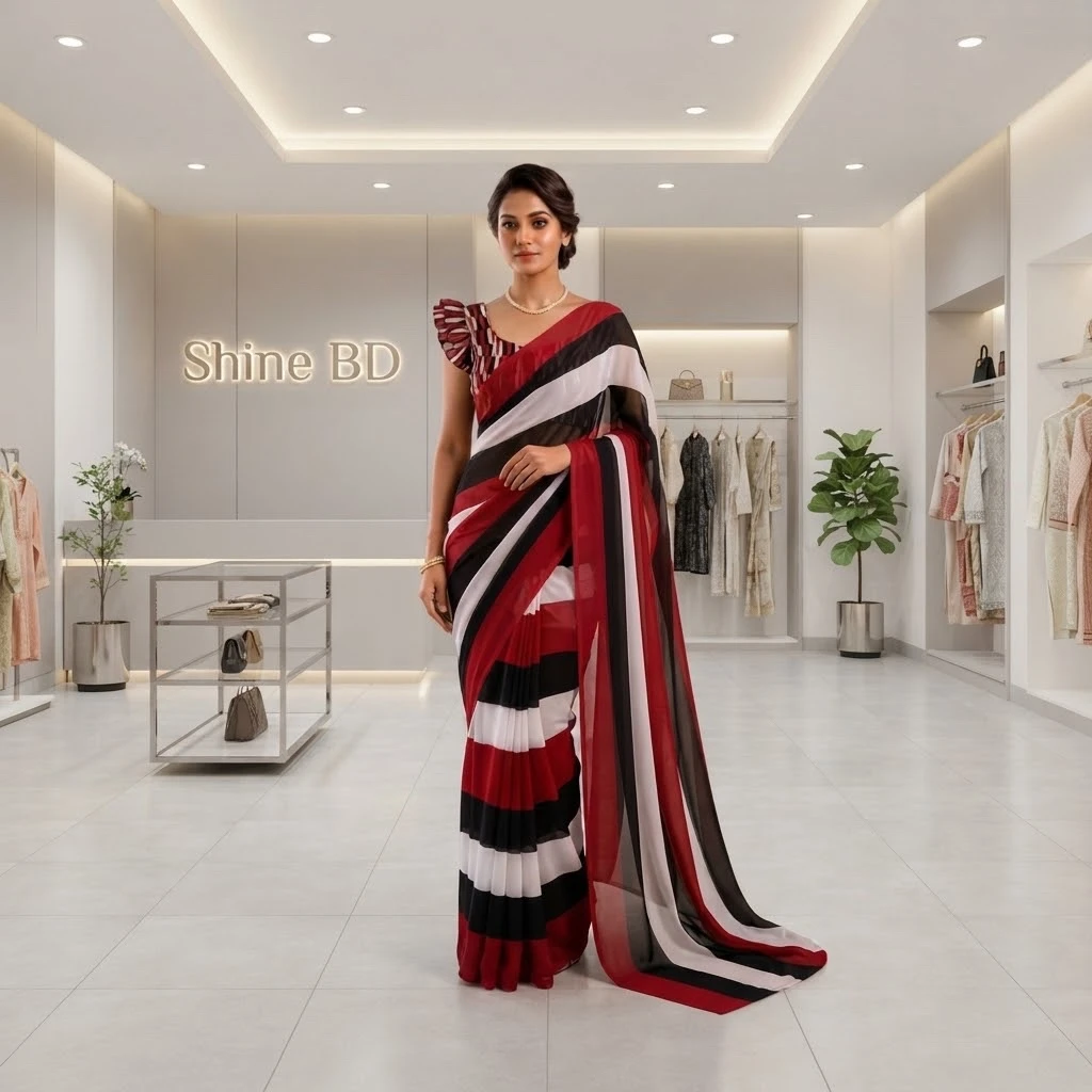 Rongdhonu Georgette saree