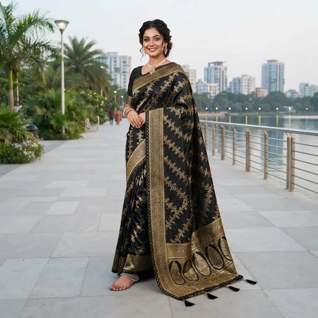 Japani Silk Sharee with Blouse Piece