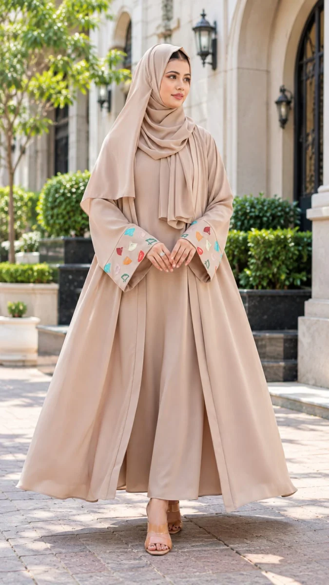 Koti Borka with Inner and Hijab Full Set