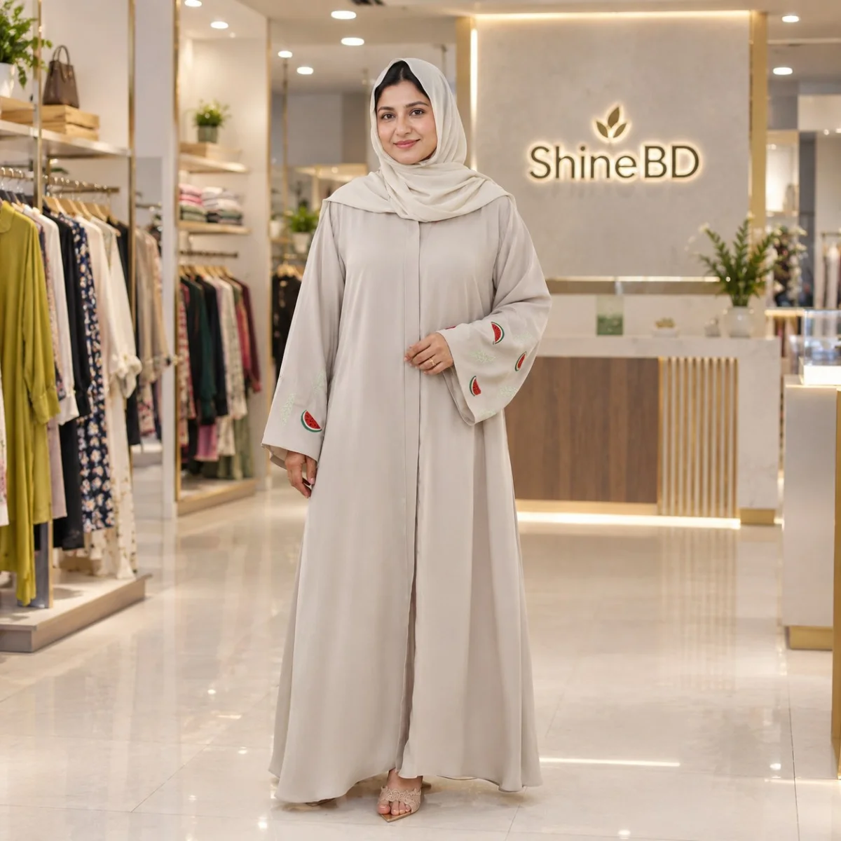 Dubai Cherry Borka (Only Borka)