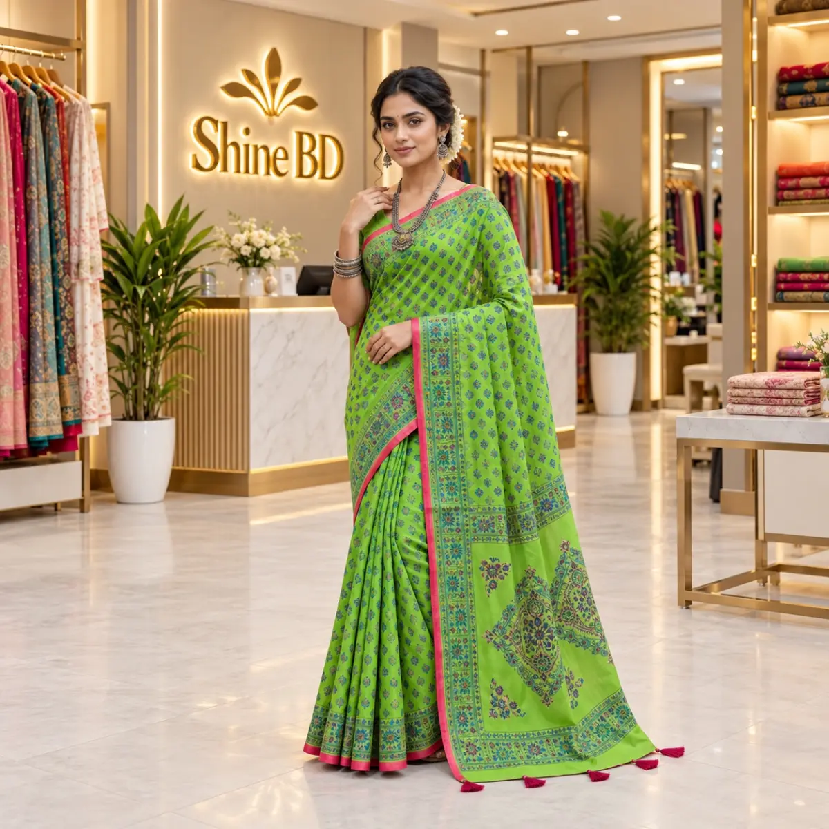 Tangail Batik Sharee