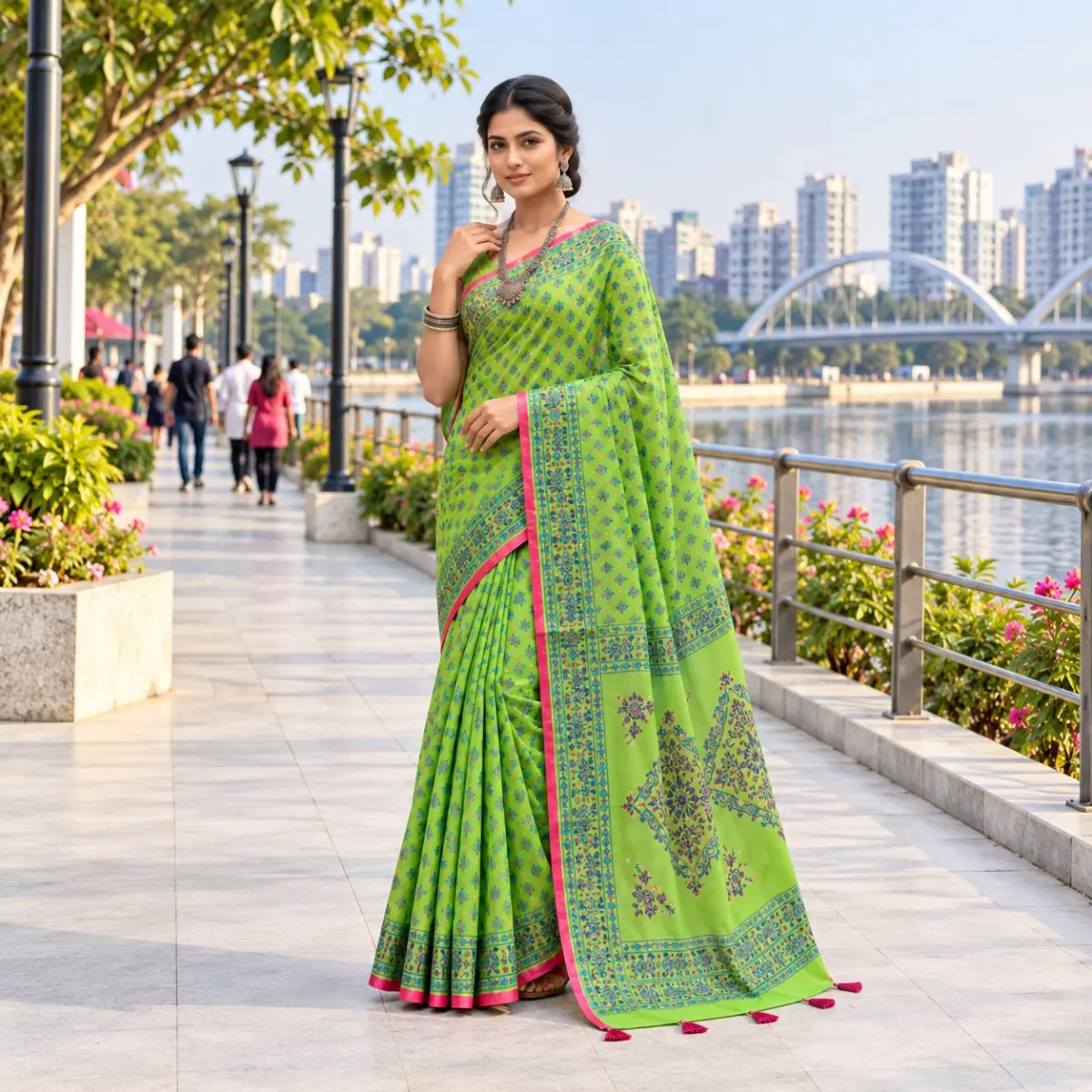 Tangail Batik Sharee