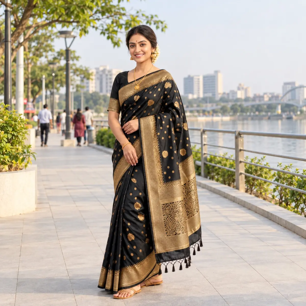 Japani Silk Sharee with Blouse Piece