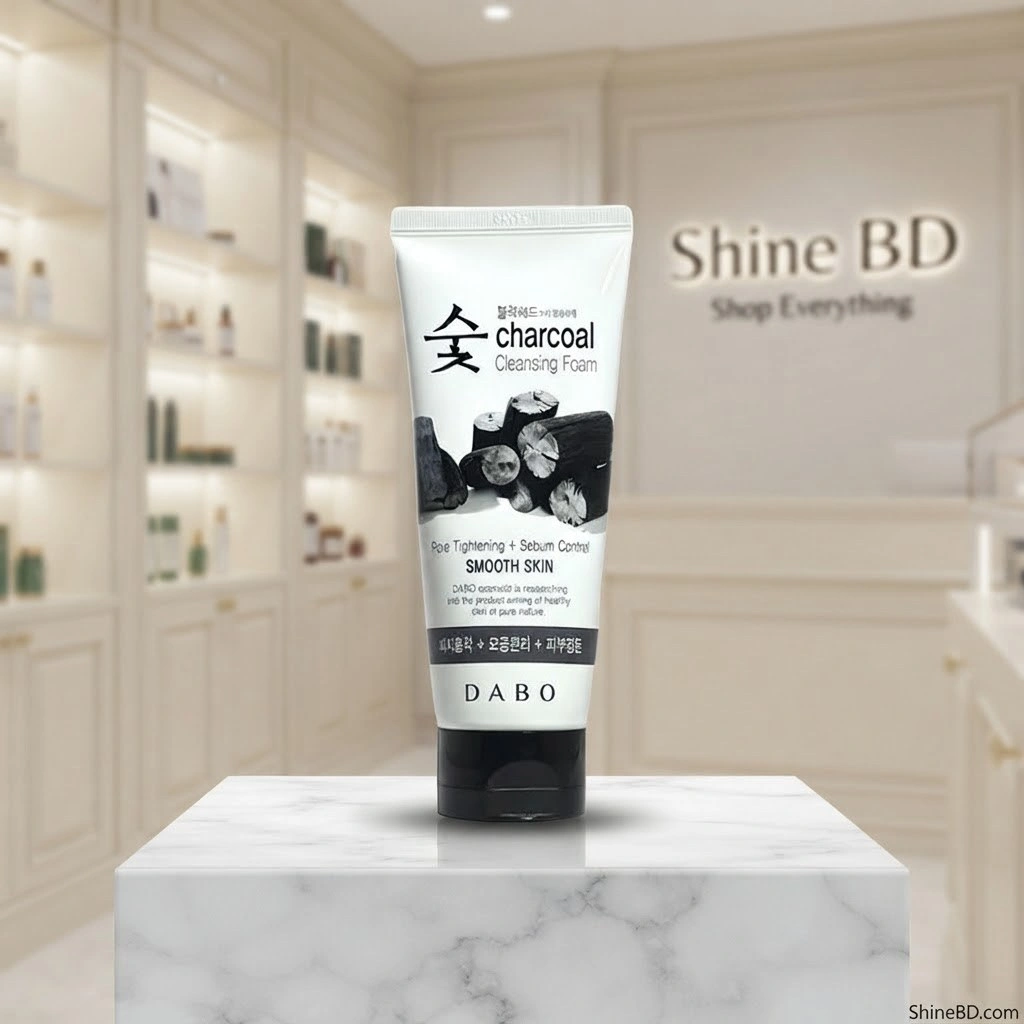 Dabo Charcoal Cleansing Foam (Smooth Skin) 150 ml