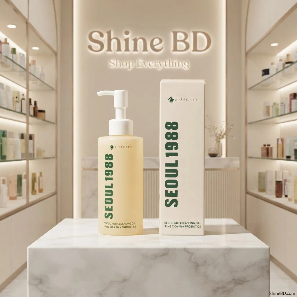 K-Secret Seoul 1988 Cleansing Oil: Pine Cica 1% + Probiotics 200 ml