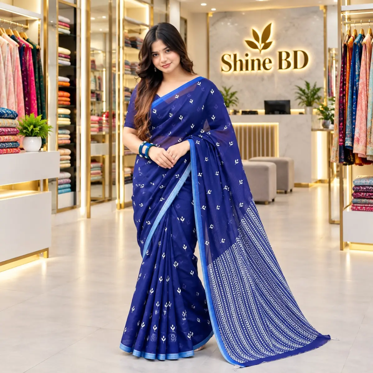 Chanderi silk sharee with blause pcs