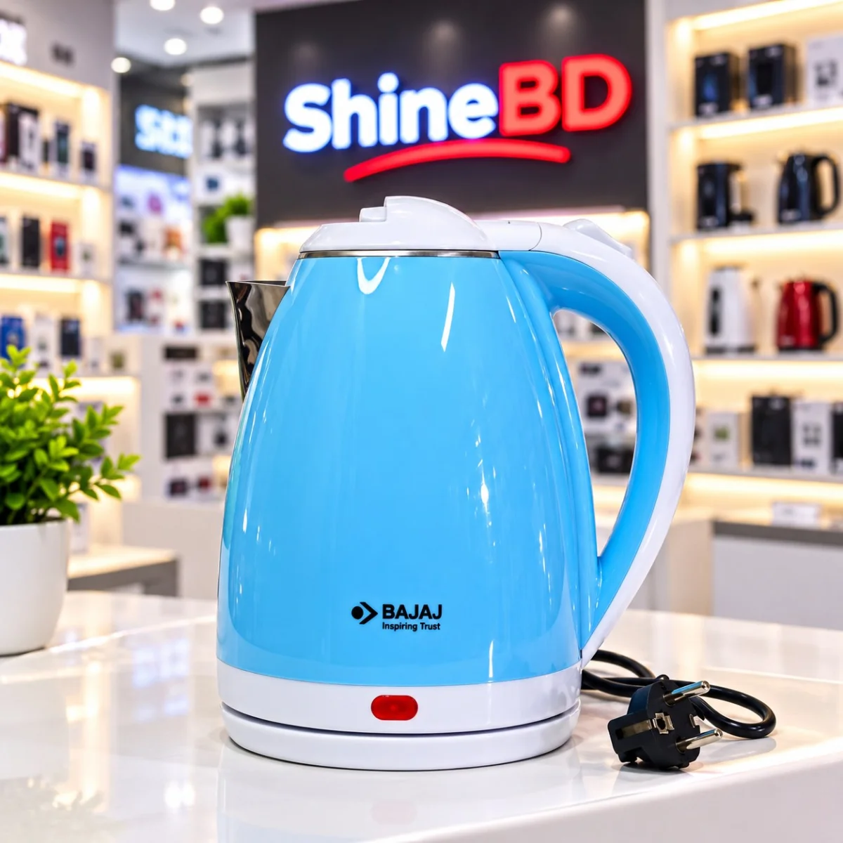 BAJAJ DOUBLE LAYER ELECTRIC KETTLE-2.0 LITRE CAPACITY-1500 WATT