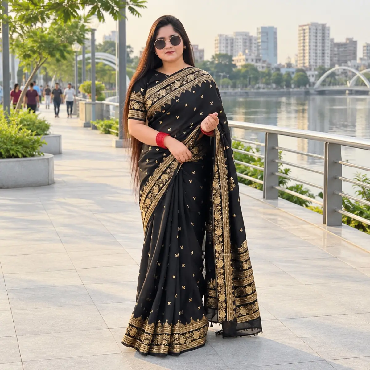 Japani Silk Sharee with Blouse Piece