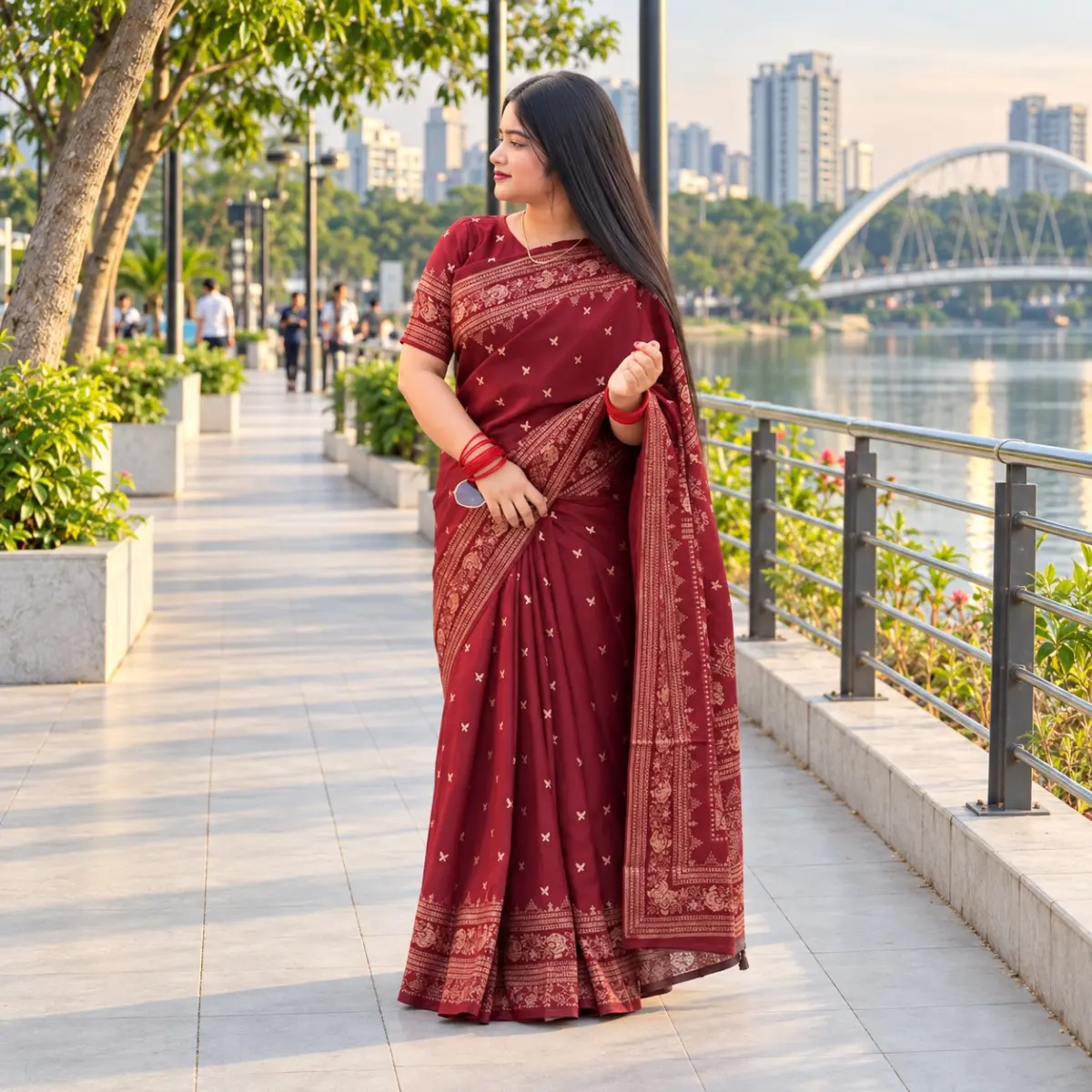 Deep maroon