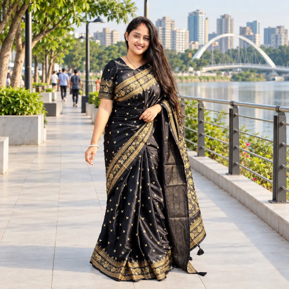 Japani Silk Sharee with Blouse Piece