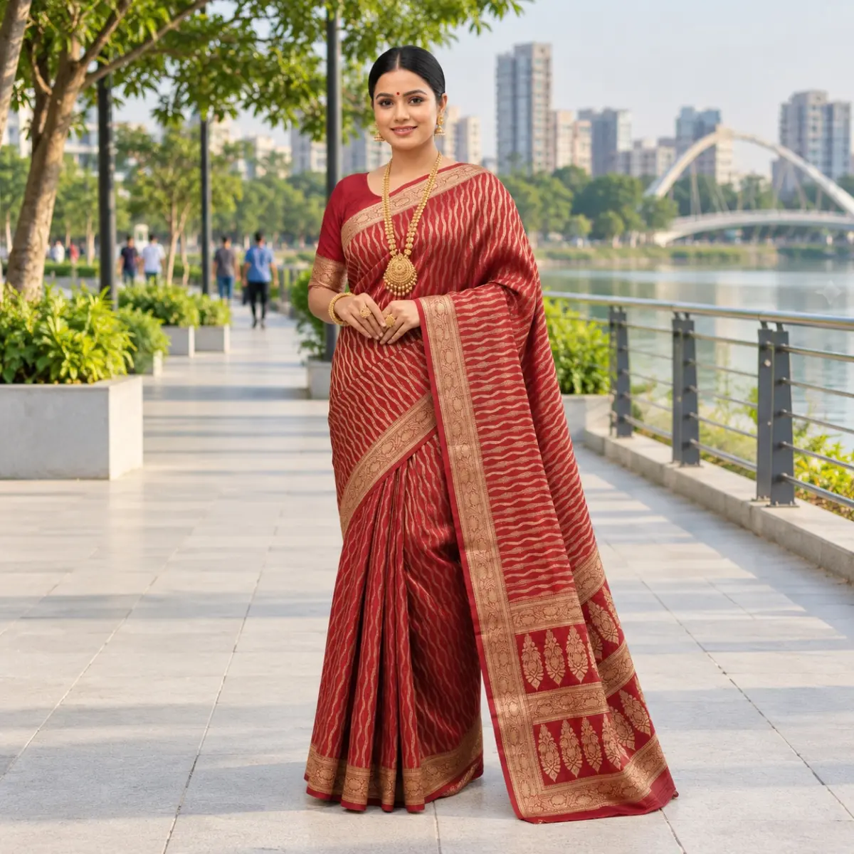 Japani Silk Sharee with Blouse Piece