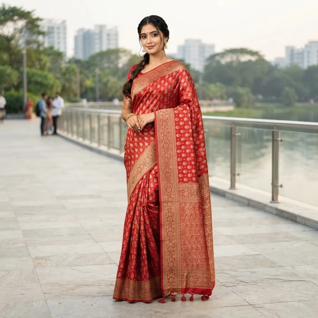 Japani Silk Sharee with Blouse Piece