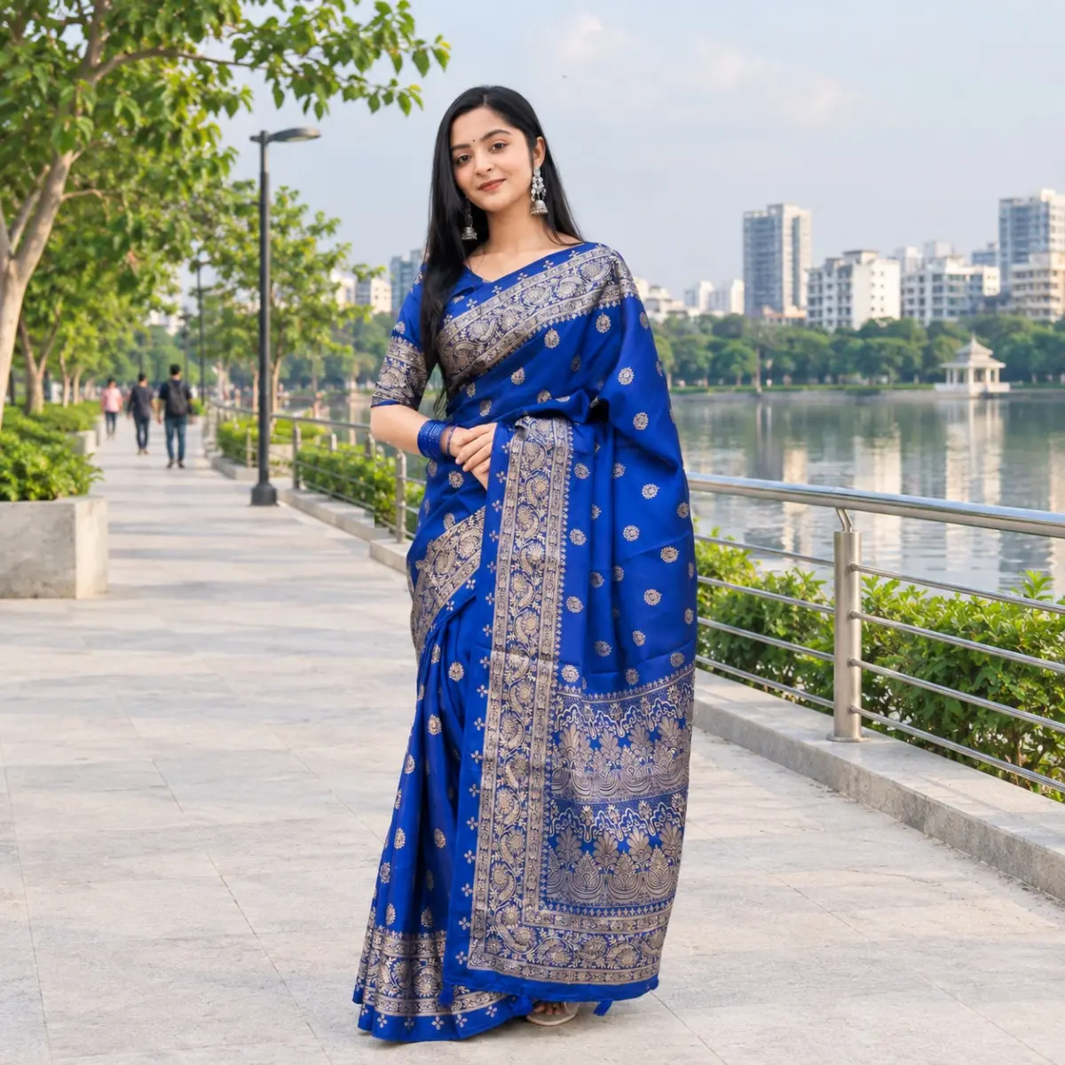 Japani Silk Sharee with Blouse Piece
