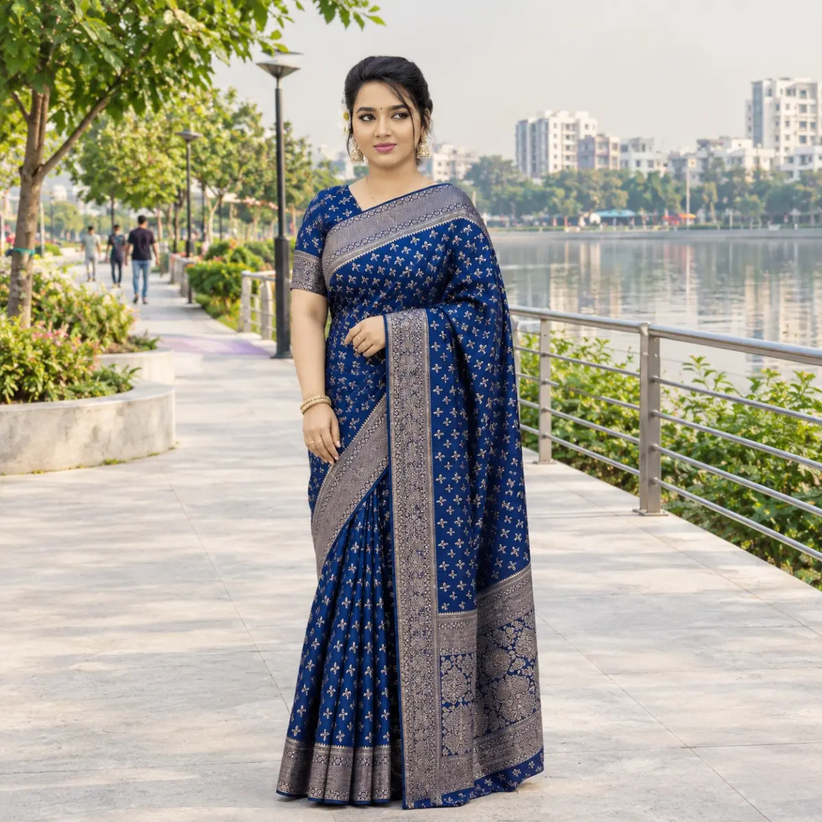 Japani Silk Sharee with Blouse Piece