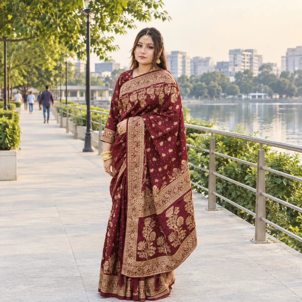 Japani Silk Sharee with Blouse Piece